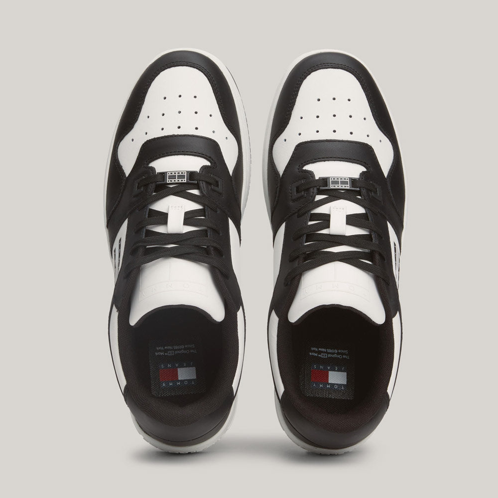 Basket Leather Sneaker - Black Multi