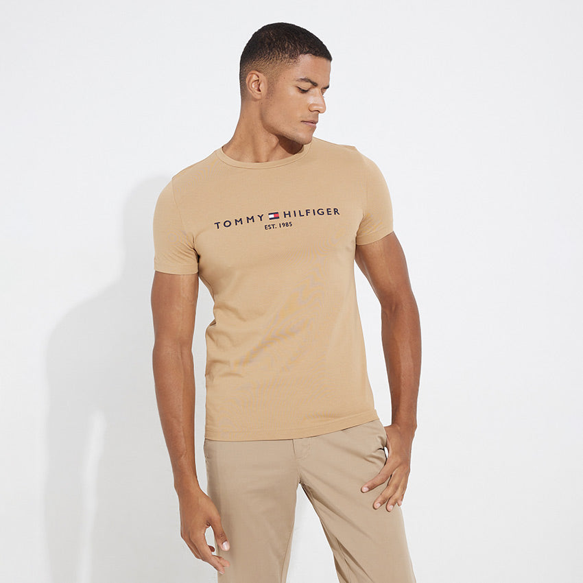 Slim Logo T-Shirt - Khaki