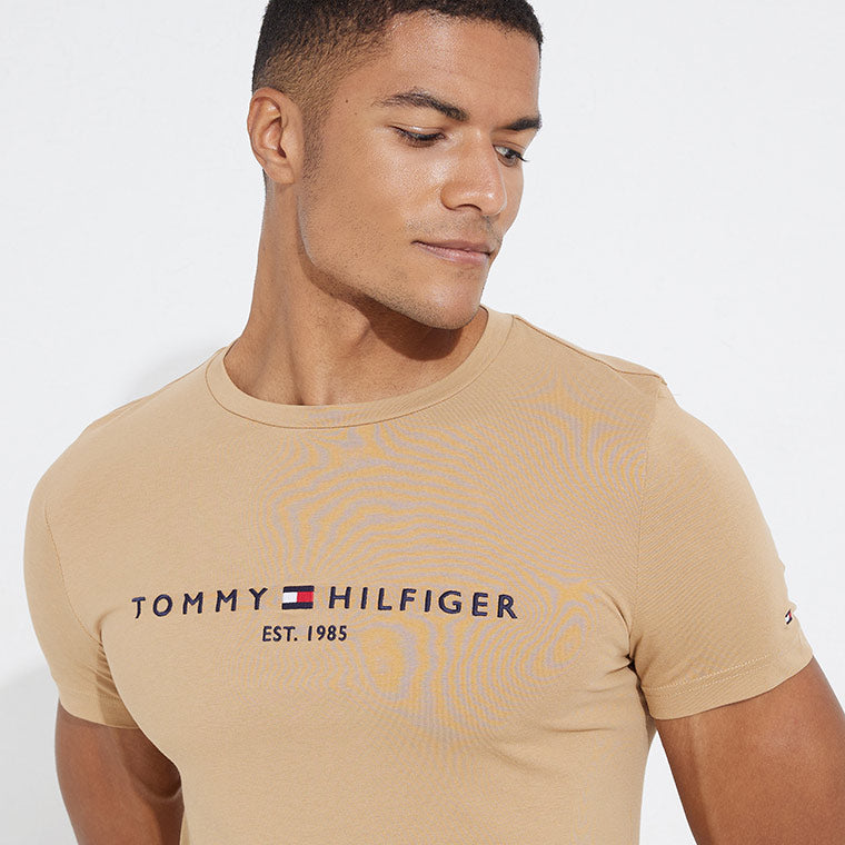 Slim Logo T-Shirt - Khaki