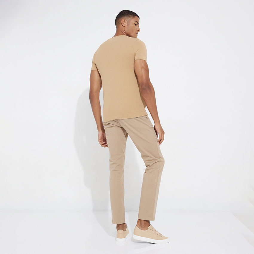 Slim Logo T-Shirt - Khaki