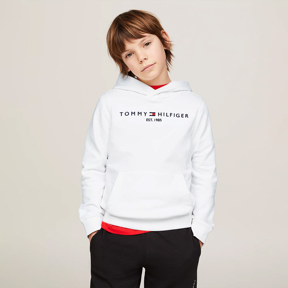 Tommy Hilfiger Kids Essential Hoodie White ThirdBaseUrban