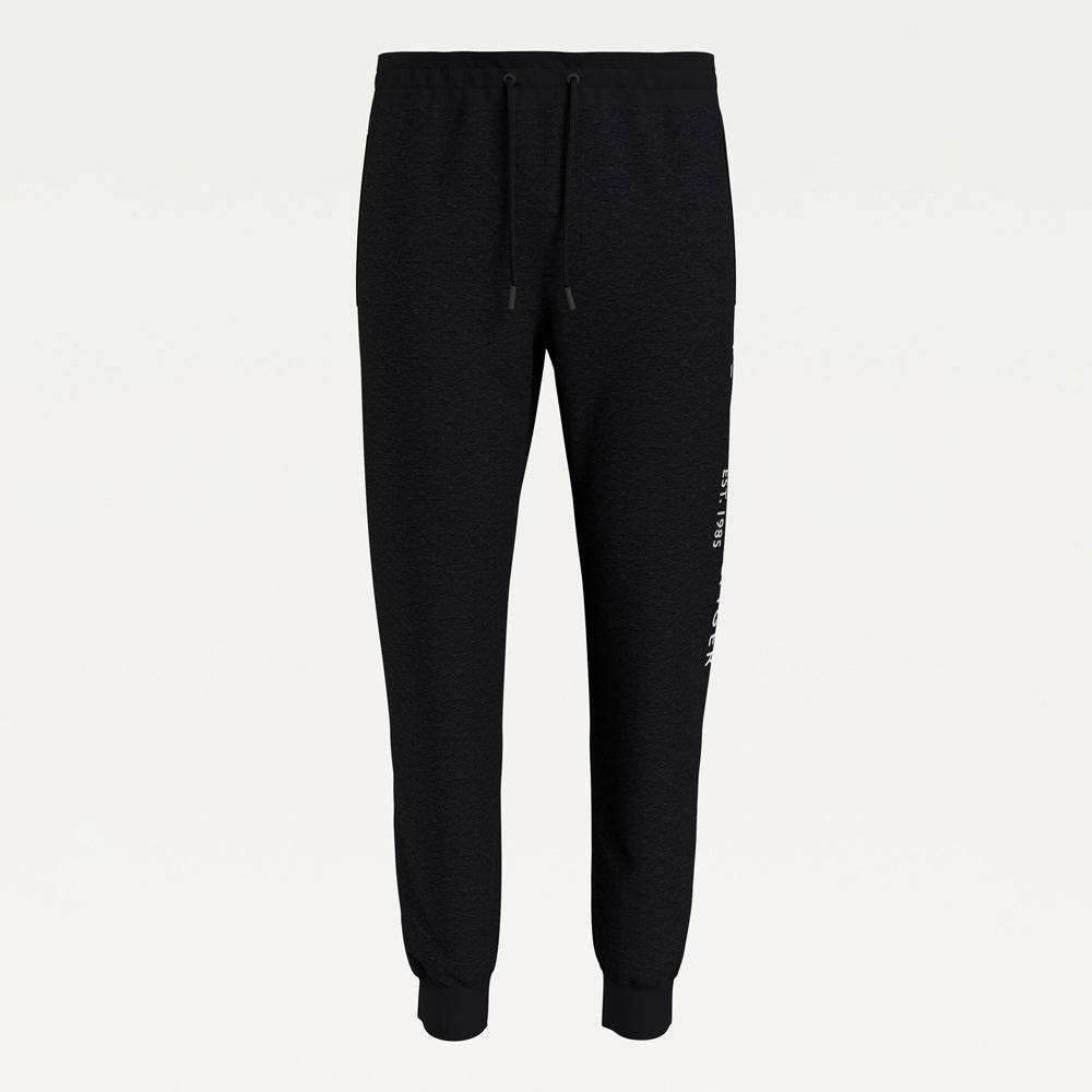 Cotton Blend Logo Sweatpants - Black