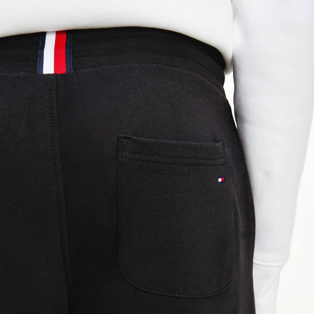 Cotton Blend Logo Sweatpants - Black