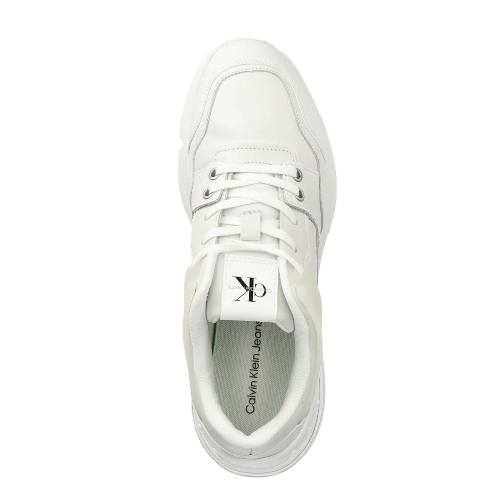 Sporty Runner Comfair Lace Up Sneaker - White