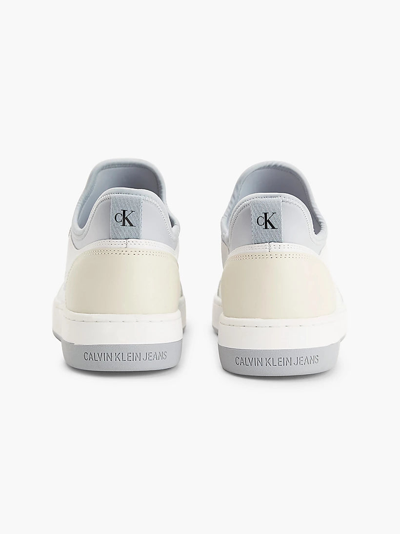 Men Basketball Sock Sneaker - White Grey