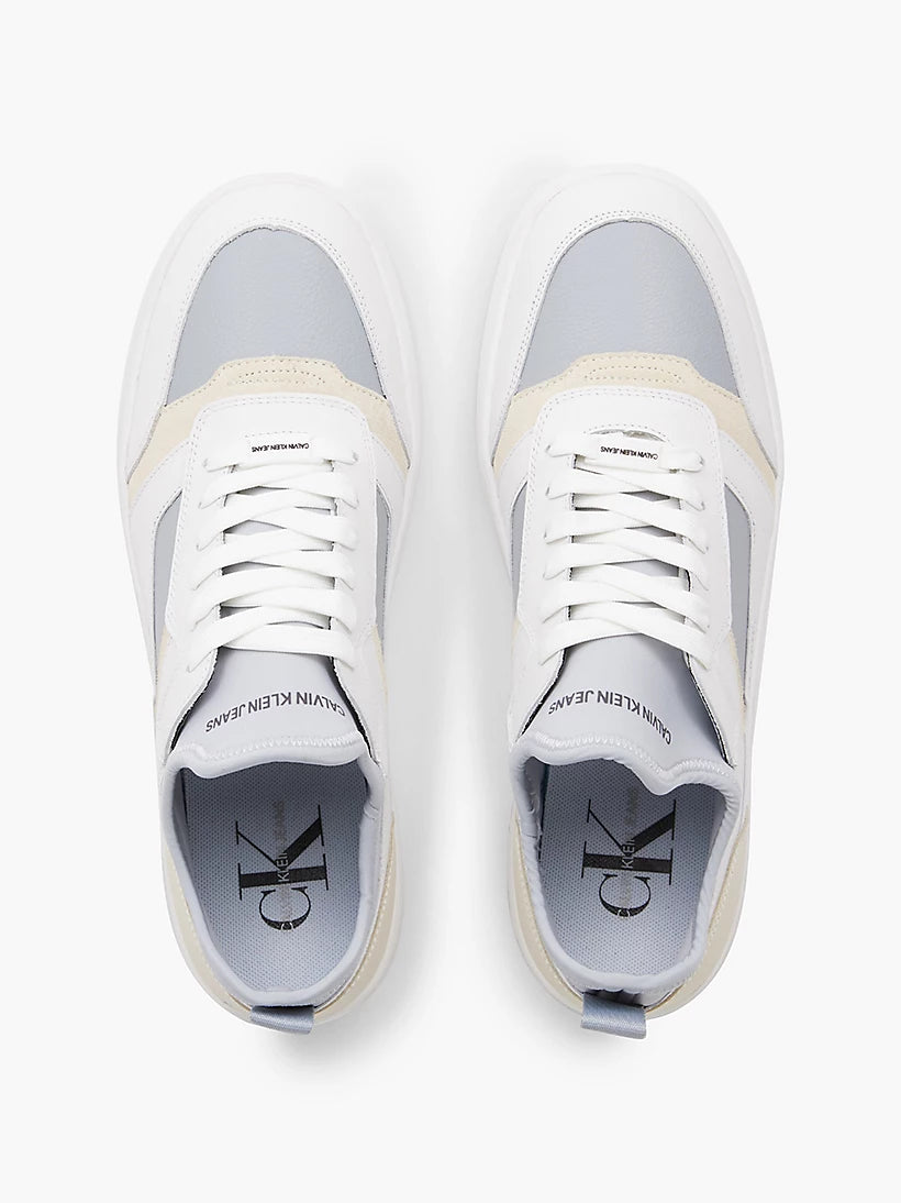 Men Basketball Sock Sneaker - White Grey