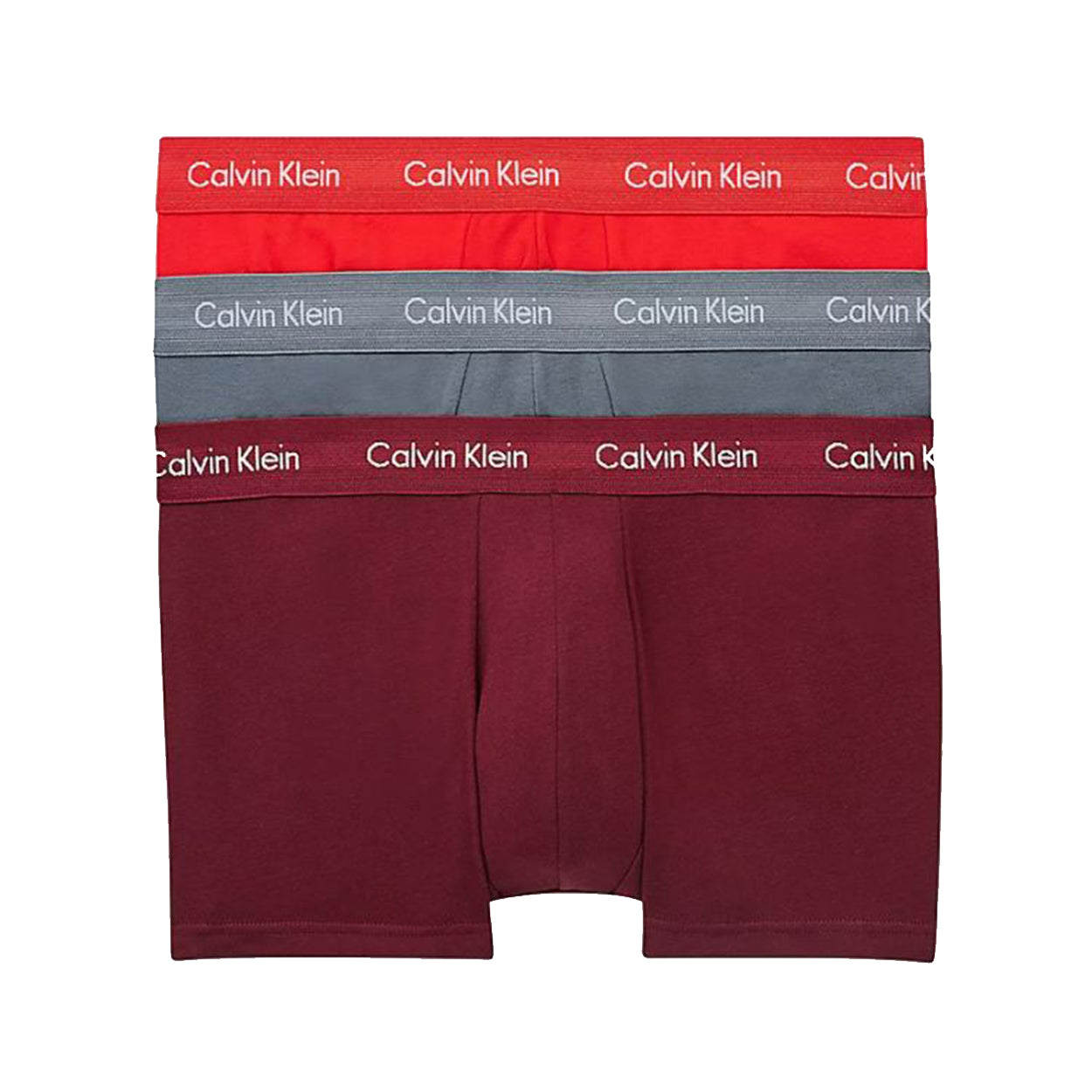 CK Low Rise Trunks Red Multi