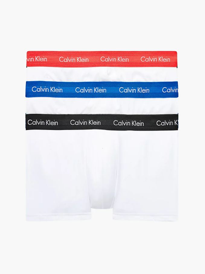 3 Pack Low Rise Cotton Stretch Trunks