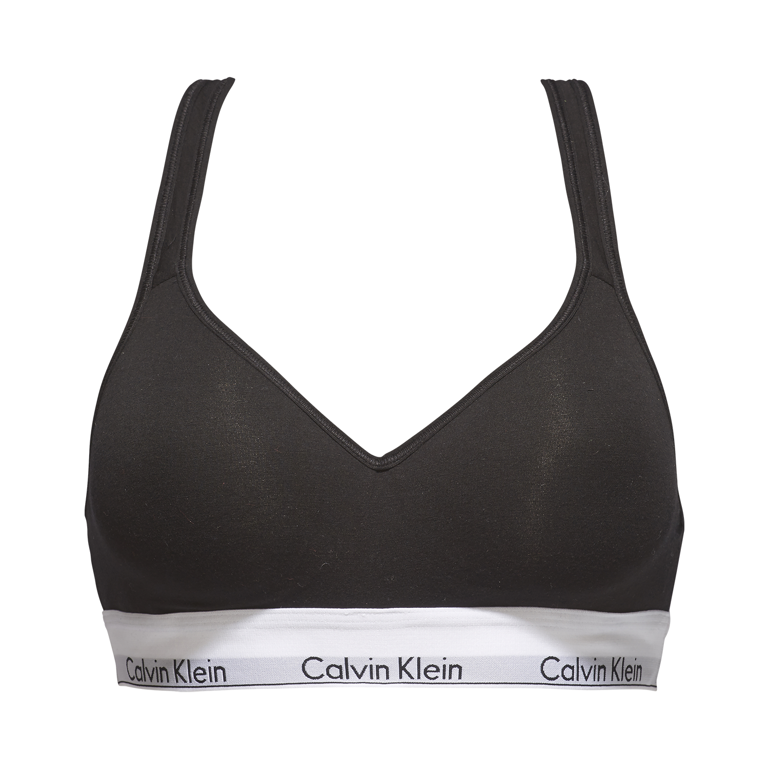 Modern Cotton Bralette - Black