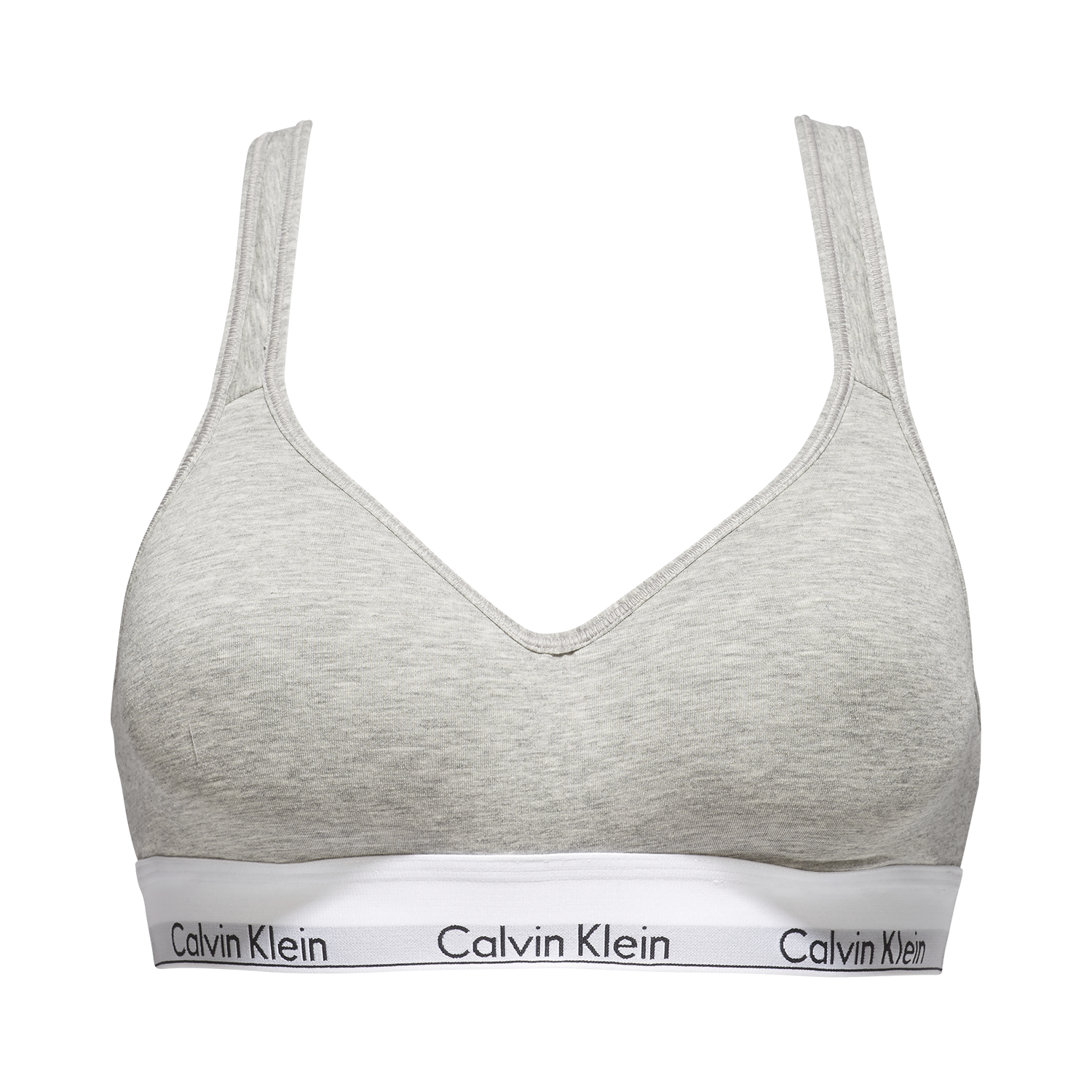 Modern Cotton Bralette Grey