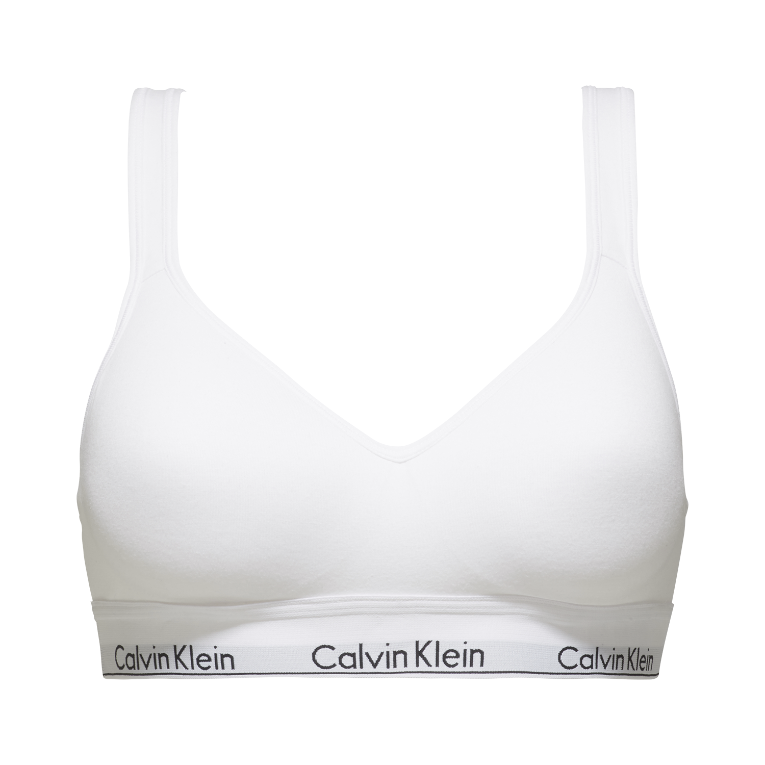 Modern Cotton Bralette - White