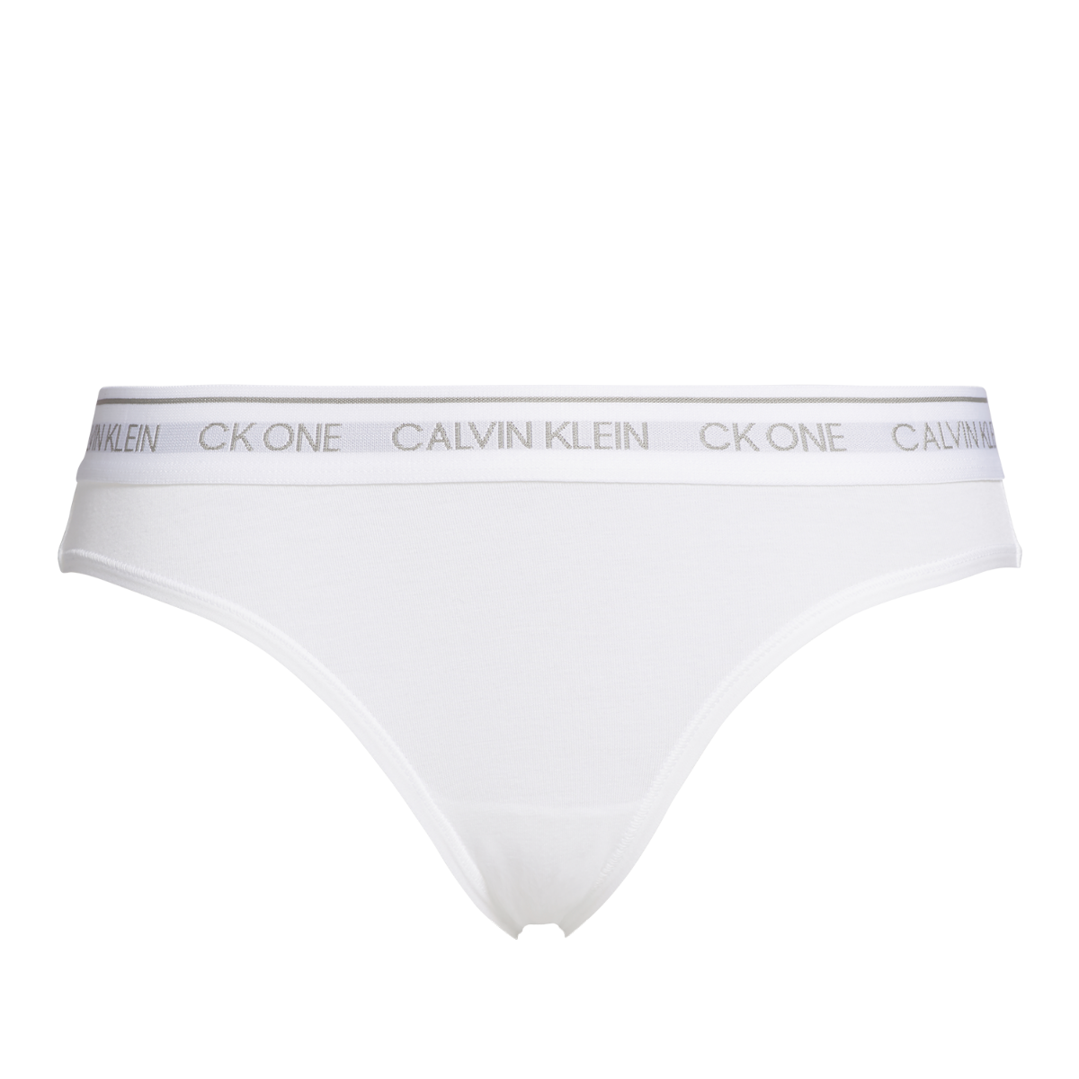 CK One Bikini Repeat Logo White