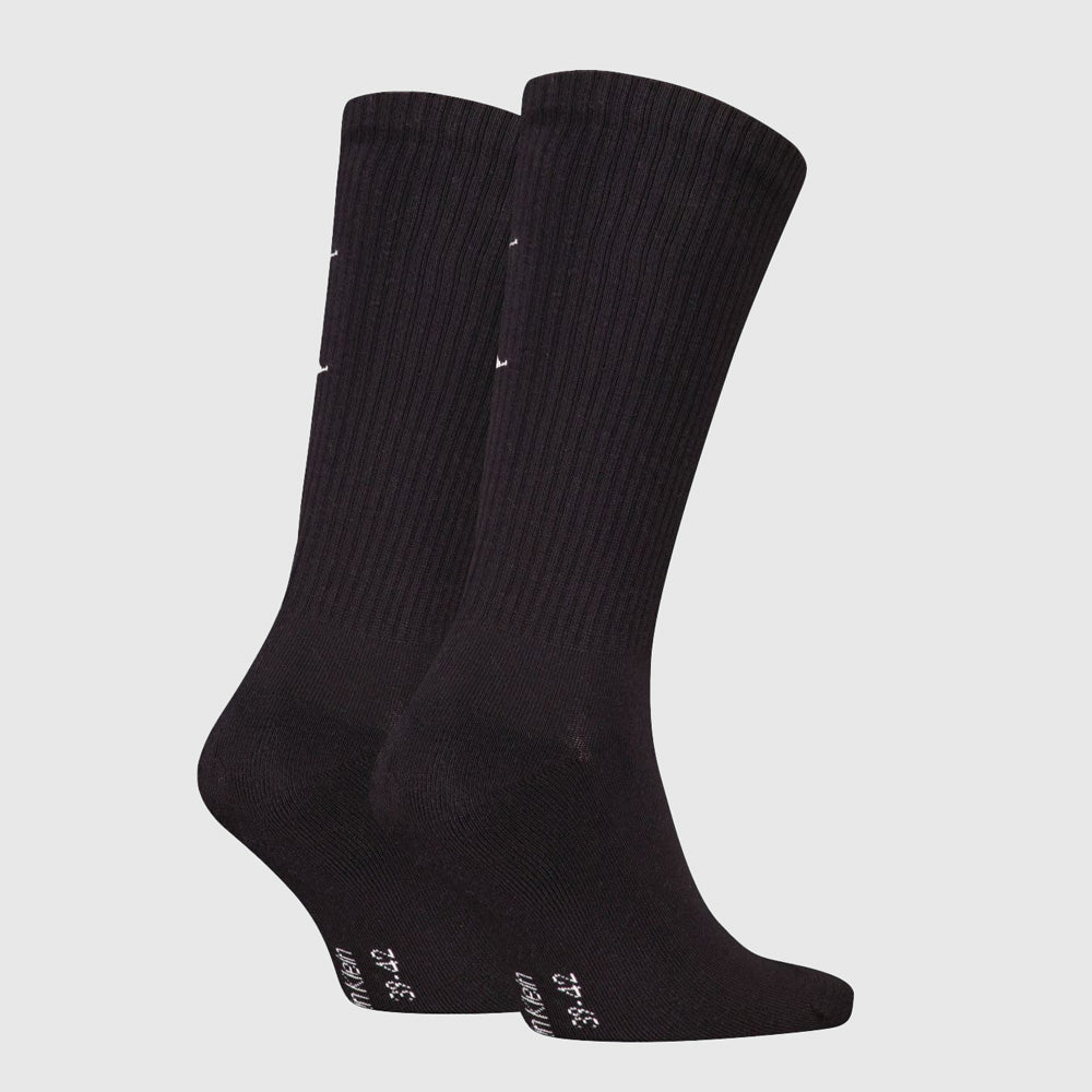 2 Pack Monogram Sock - Black
