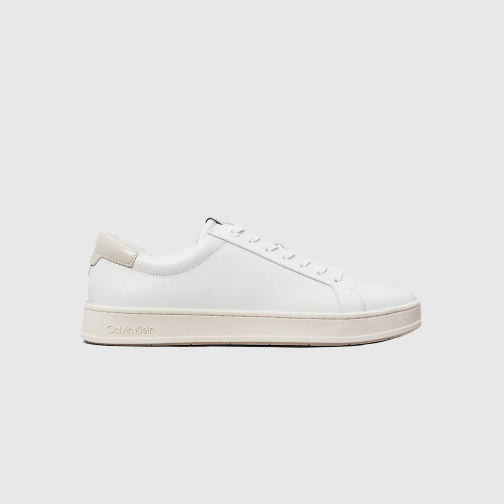 Low Top Lace Up Sneaker - White