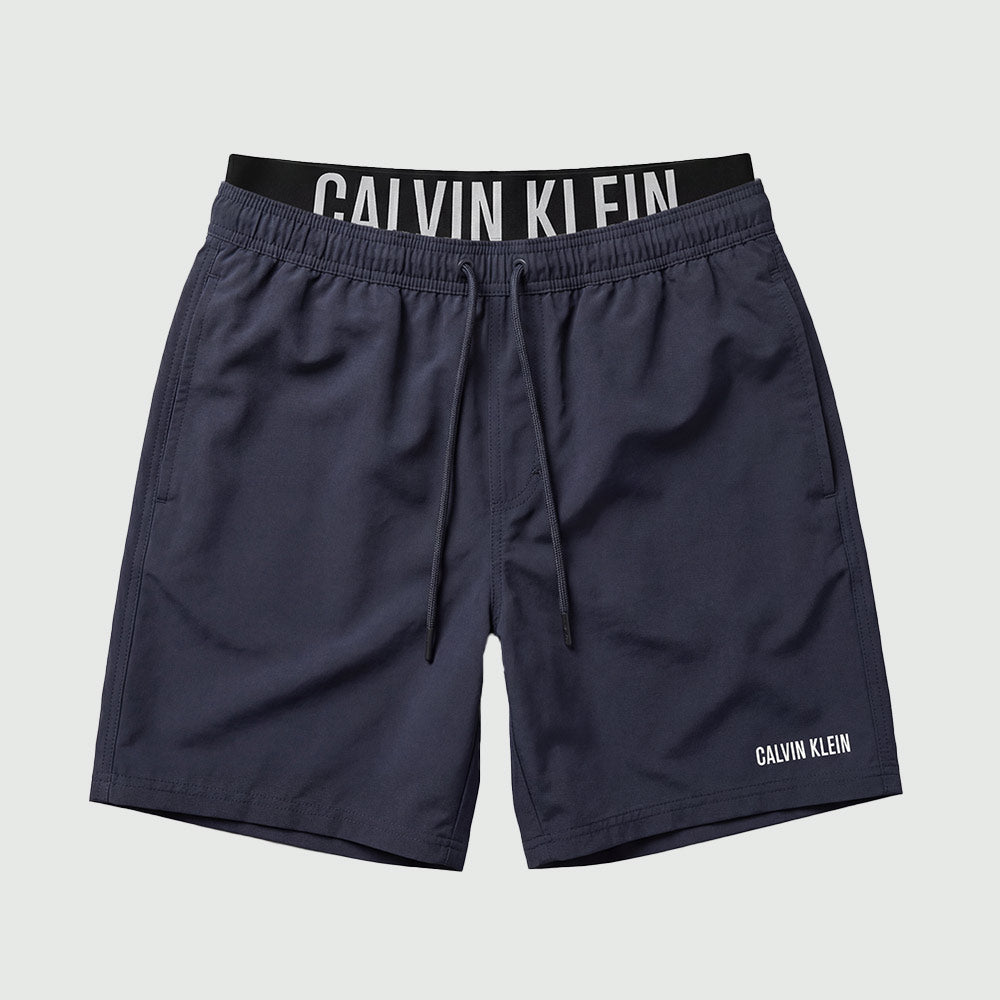 Double Waistband Drawstring - Navy