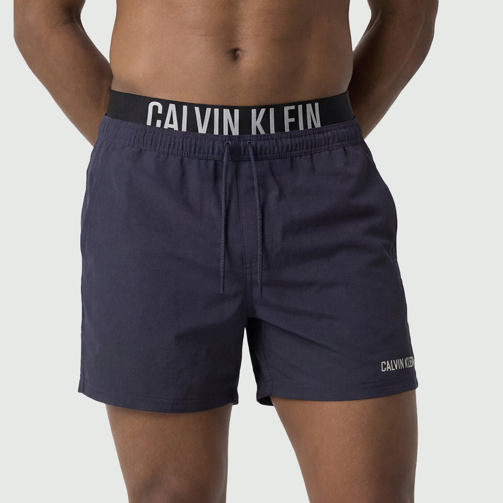 Double Waistband Drawstring - Navy