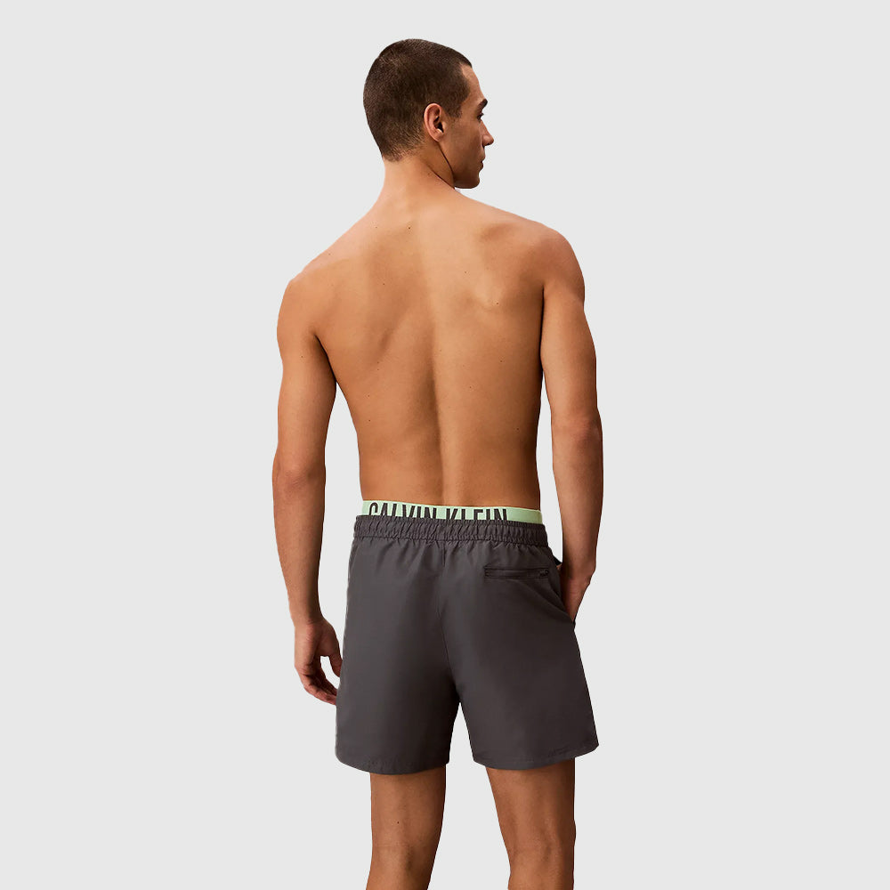 Swim Medium Drawstring Boxer - Dark Grey