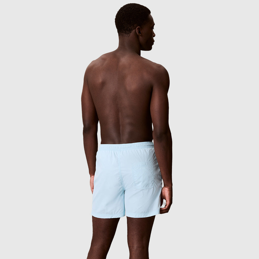 Medium Drawstring Swim Shorts - Light Blue