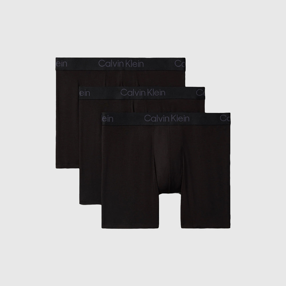 Calvin Klein 3 Pack Boxer Brief - Black |ThirdBaseUrban