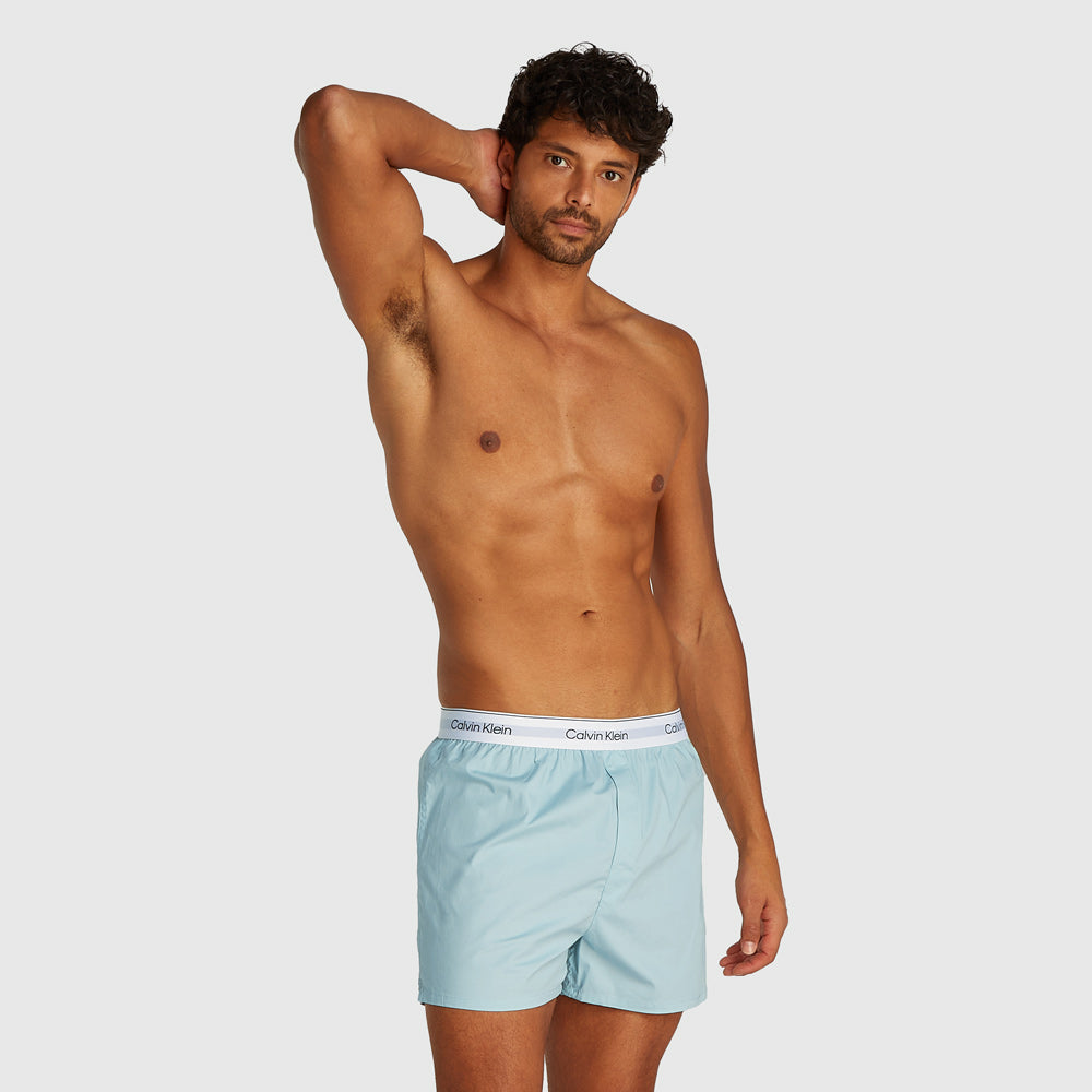 3 Pack Slim Boxers - Blue Multi