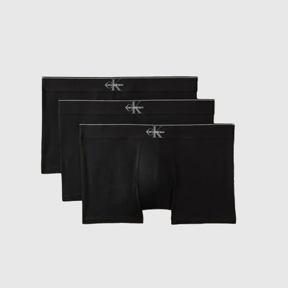 3 Pack Monogram Trunks  - Black