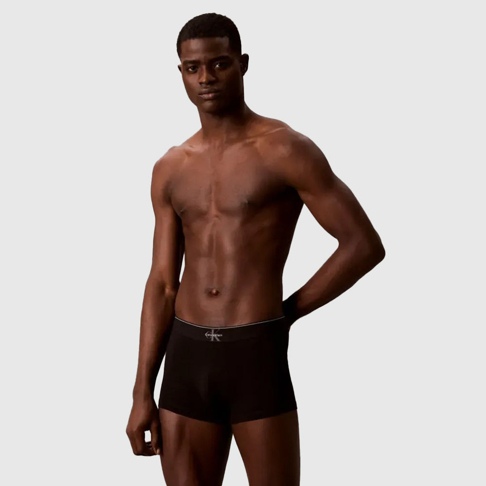 3 Pack Monogram Trunks  - Black
