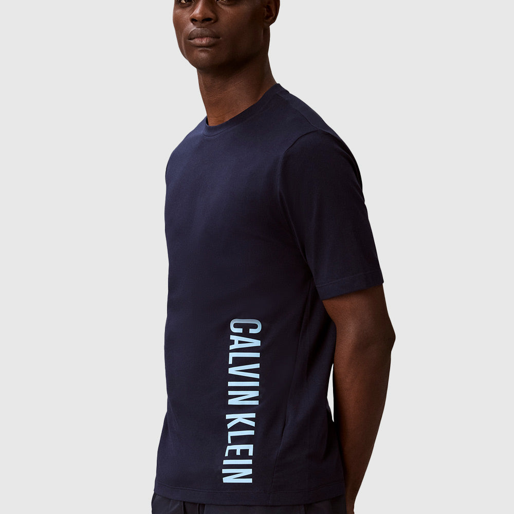 Intense Power Crewneck T Shirt - Navy