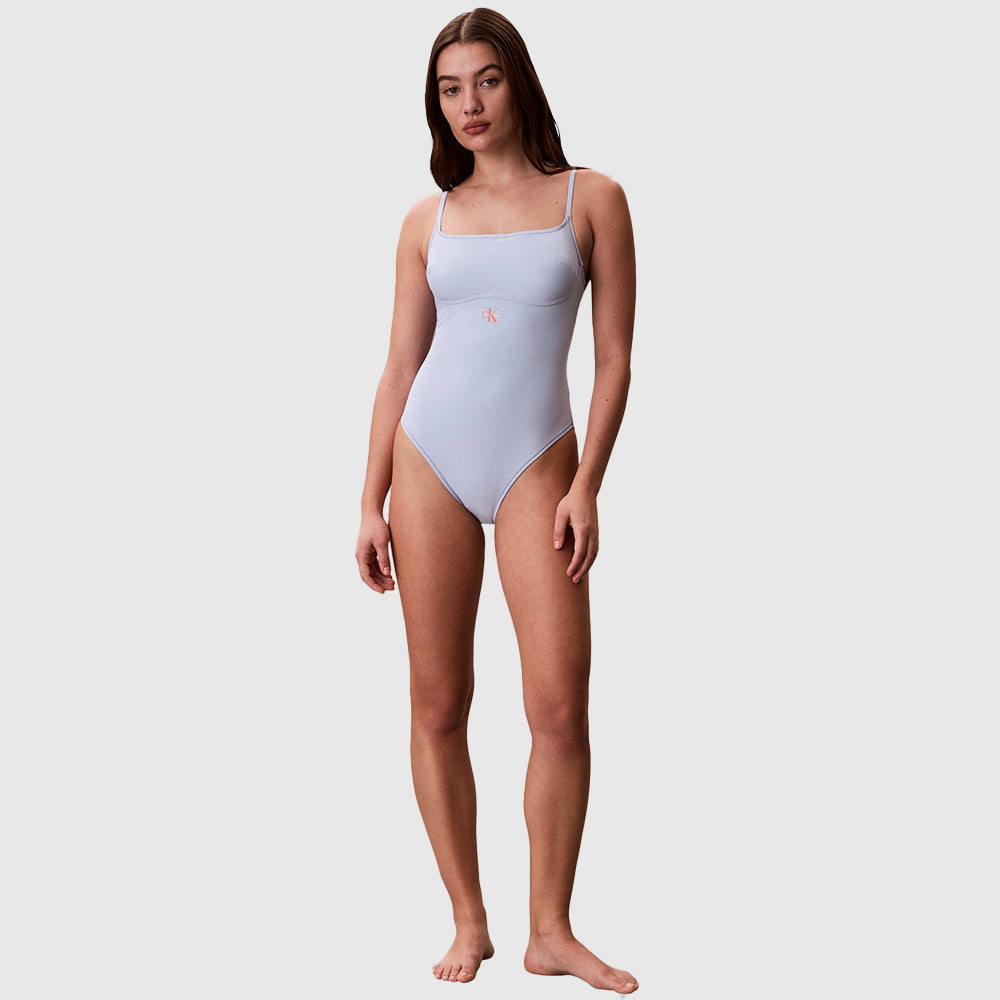 One Piece Swimsuit - Light Blue