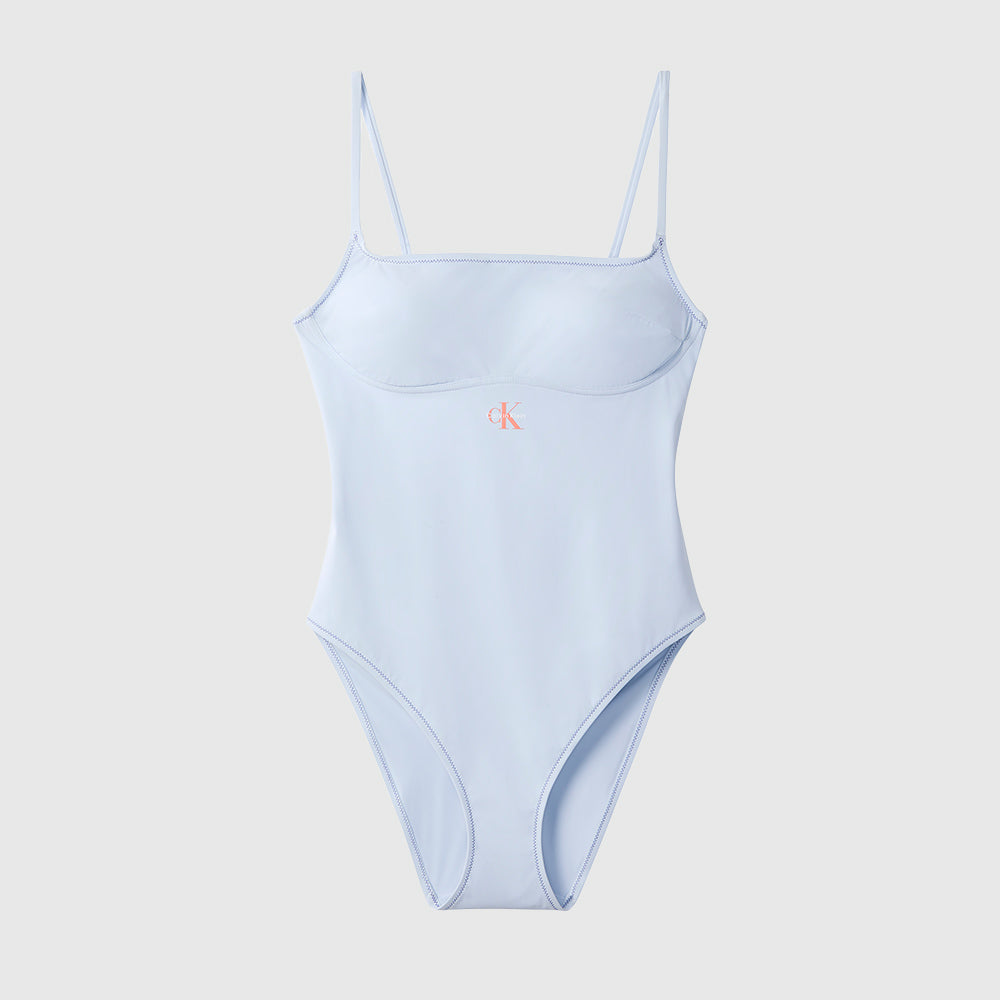 One Piece Swimsuit - Light Blue
