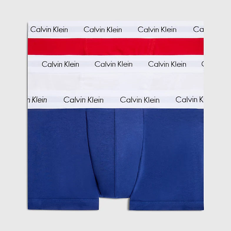 Calvin Klein 3 Pack Low Rise Trunks - Multi