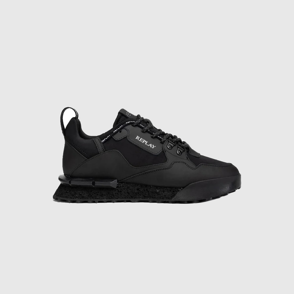 Replay Field Speed Pipe Sa Sneaker - Black |ThirdBaseUrban