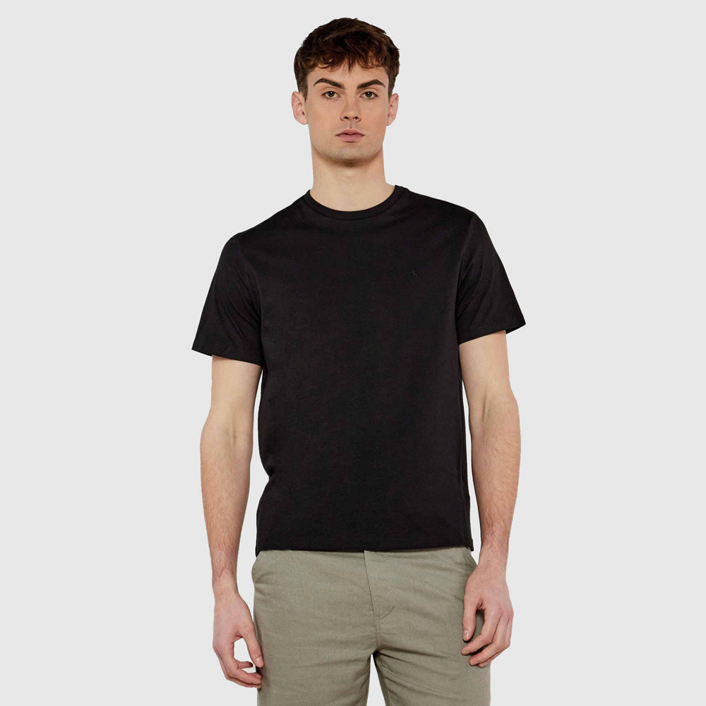 Calvin Klein Smooth Solid T-Shirt - Black |ThirdBaseUrban