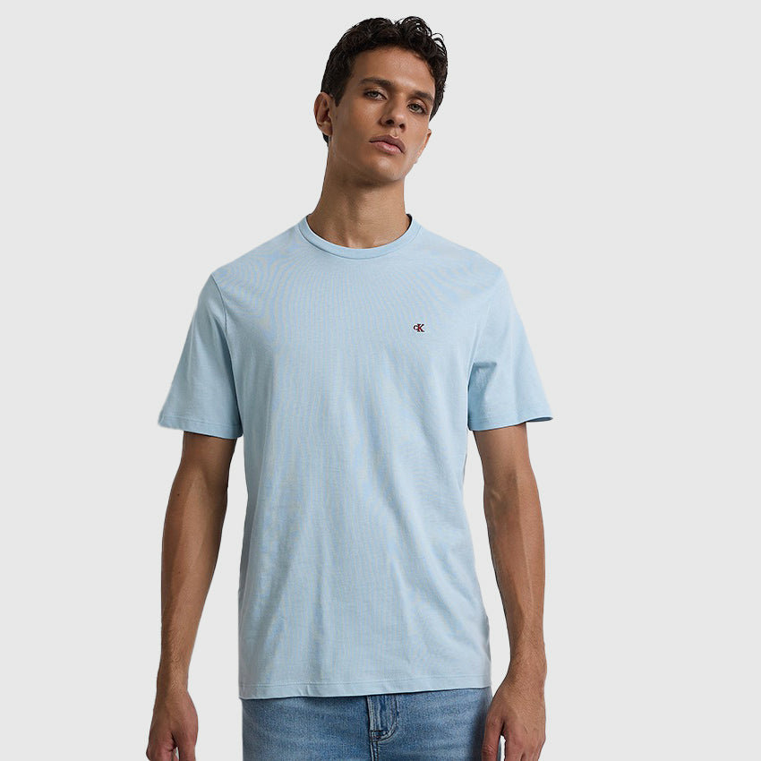 Calvin Klein Smooth Solid T-Shirt - Light Blue  |ThirdBaseUrban