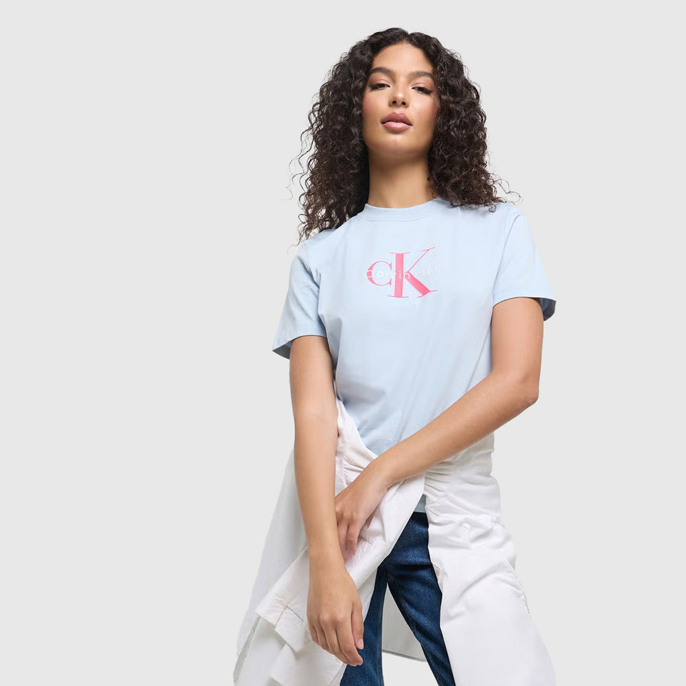 Calvin Klein Classic Hero T-Shirt - Light Blue |ThirdBaseUrban