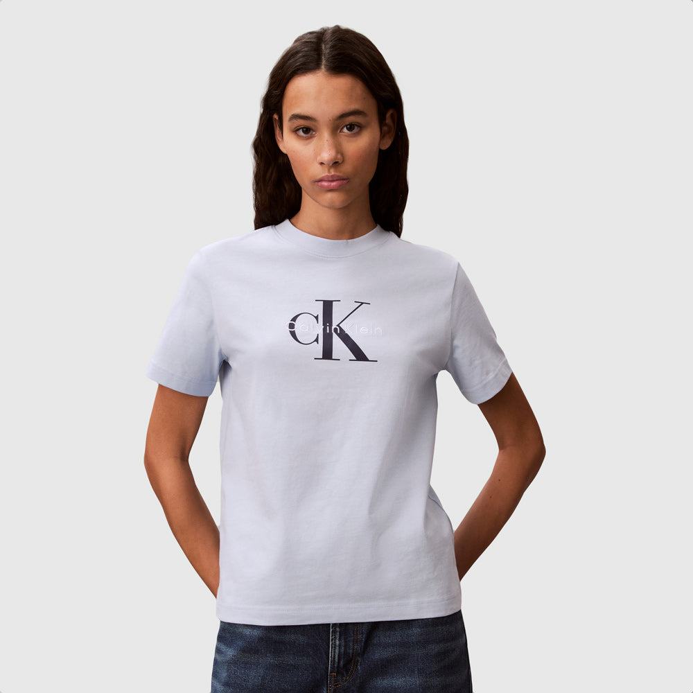 Calvin Klein Hero Monologo  T-Shirt - Light Blue |ThirdBaseUrban