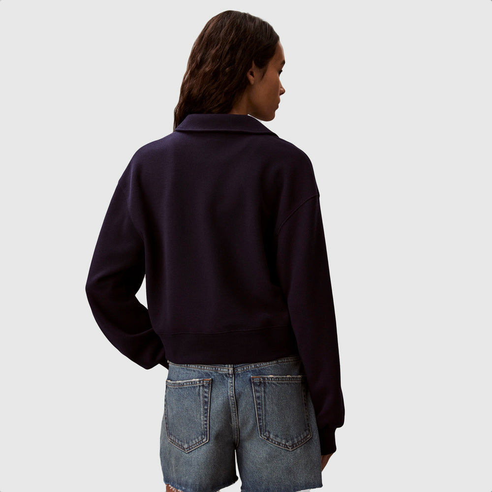 Relaxed Golfer Sweatshirt - Navy