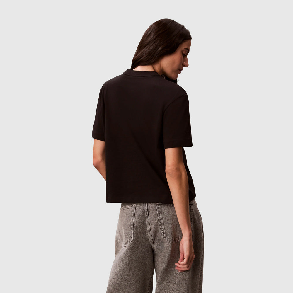 Relaxed Script Logo T-Shirt - Black