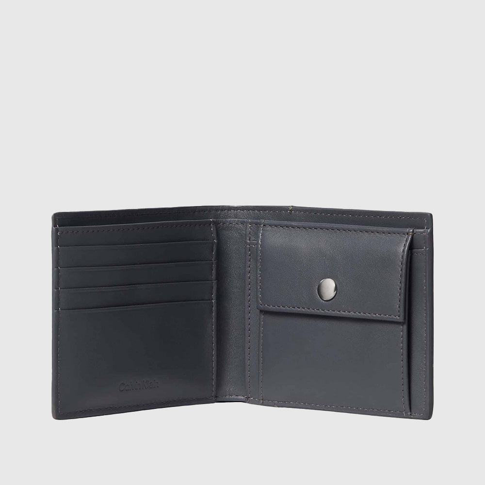 Snap Button Card Holder - Dark Grey