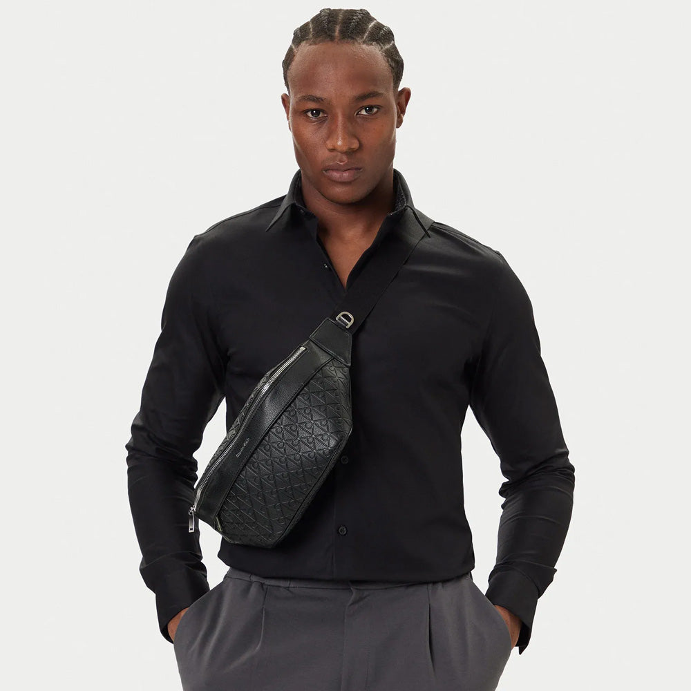 Emblem Emboss Waistbag - Black