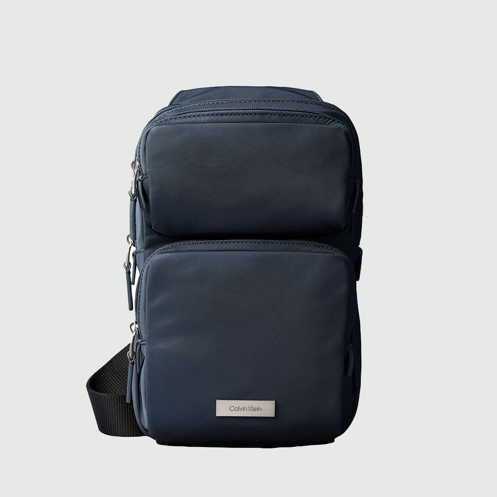 Nylon Sling Bag - Blue