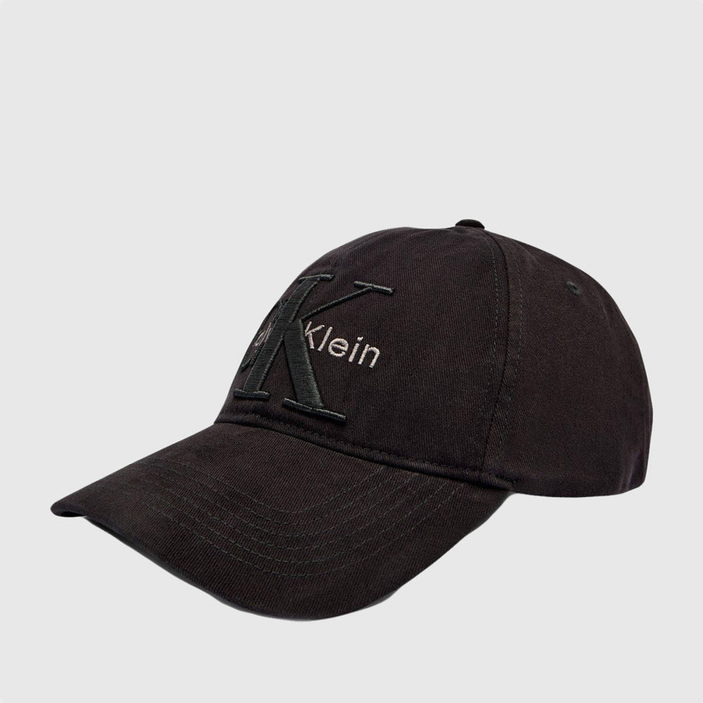 Layered Monologo Cap - Black