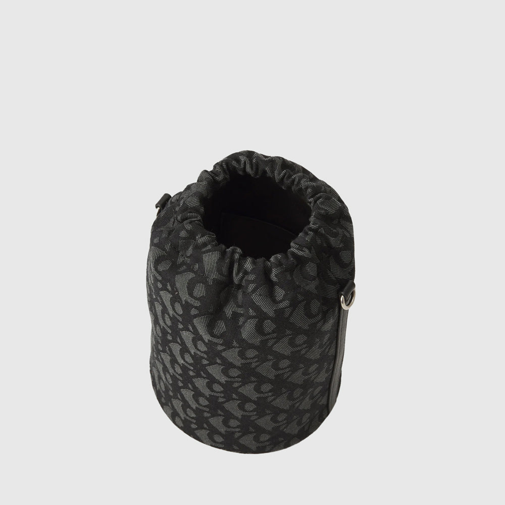 Monogram Bucket Bag - Black