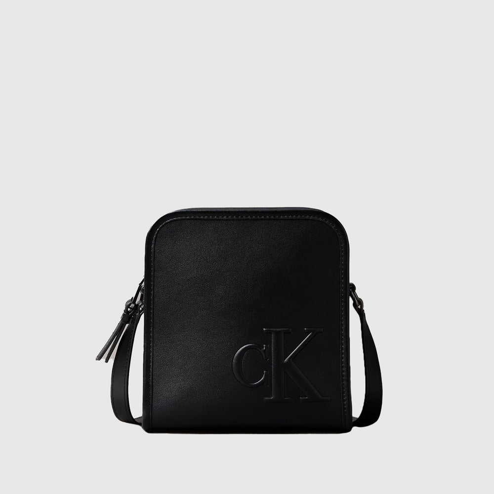 Calvin Klein Sculpted Reporter Bag - Black |ThirdBaseUrban