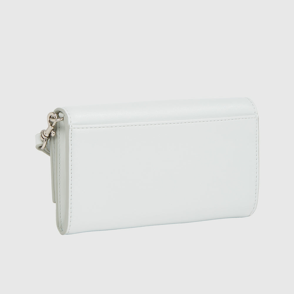 Sculpted Strap Wallet - Light Blue