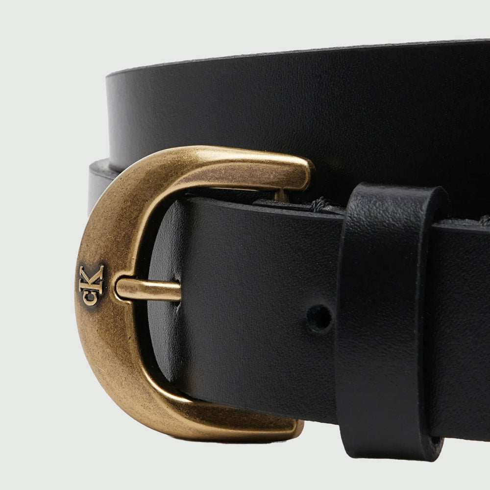Casual Pin Buckle Belt 25Mm - Black