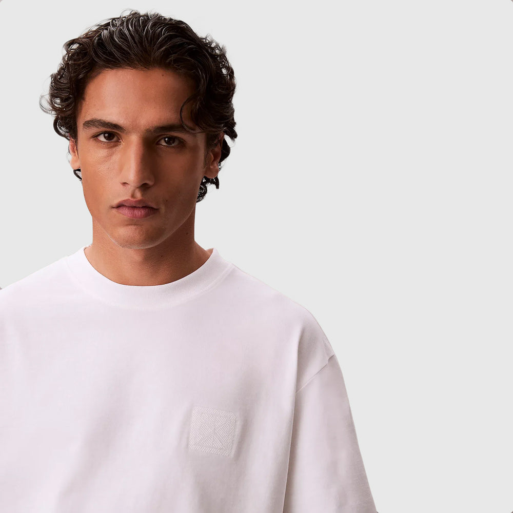 Ck Emblem Patch T-Shirt - White