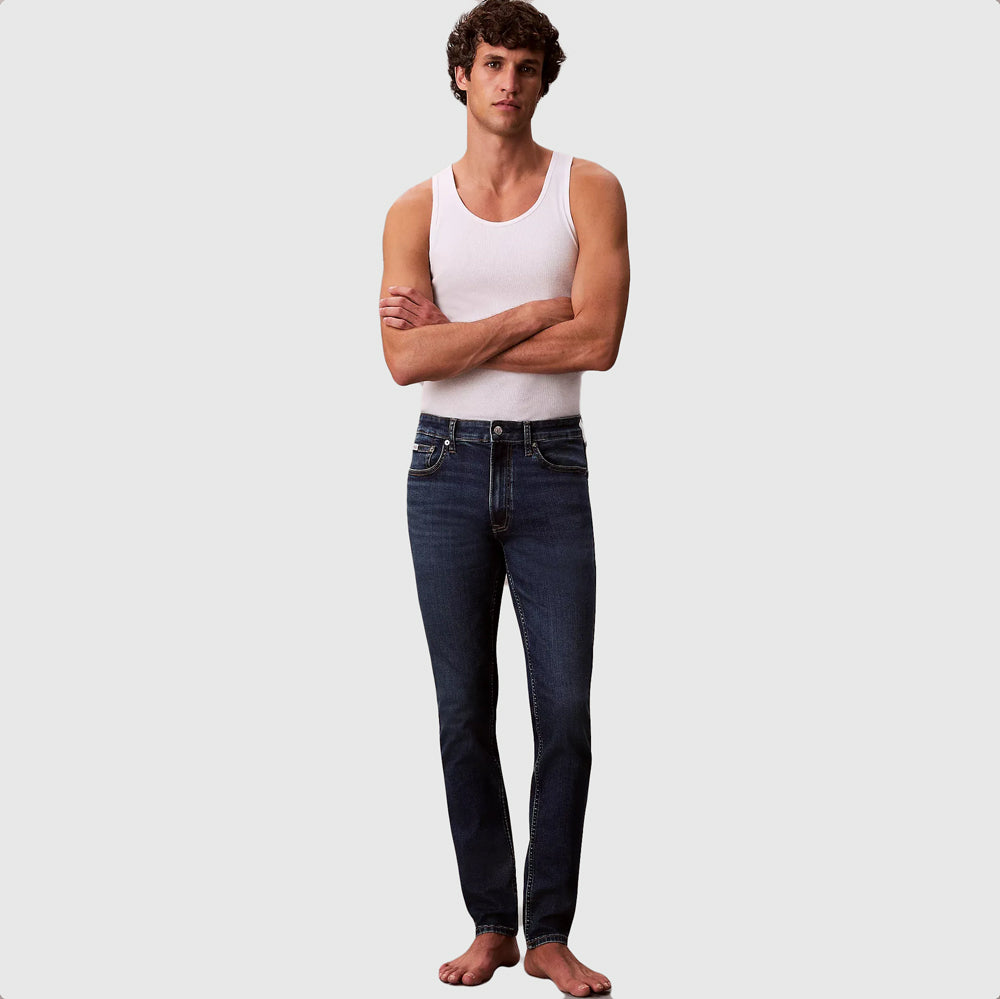 Calvin Klein Oil Slick Skinny Jeans - Blue|ThirdBaseUrban