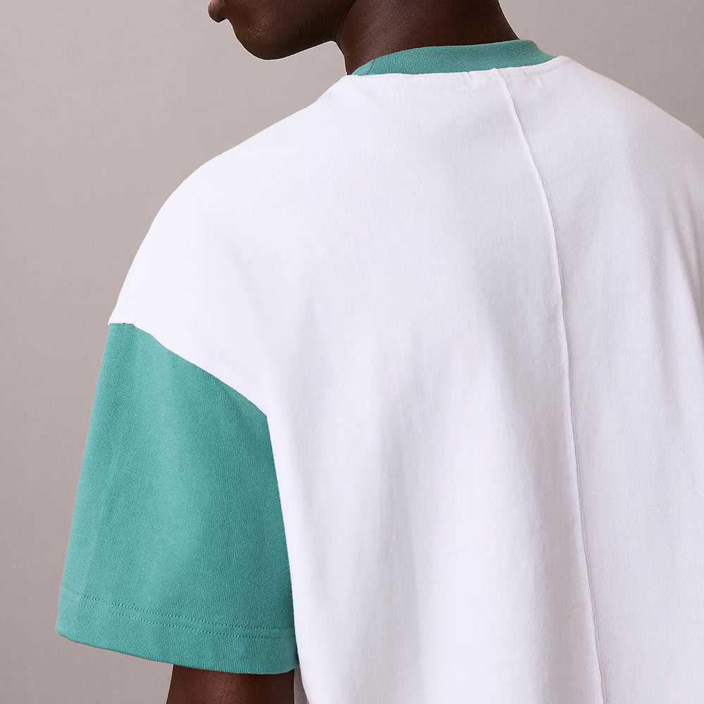 Relaxed Varsity Logo T-shirt - White Multi