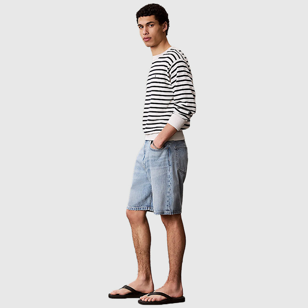Linen 90's Short - Denim Light