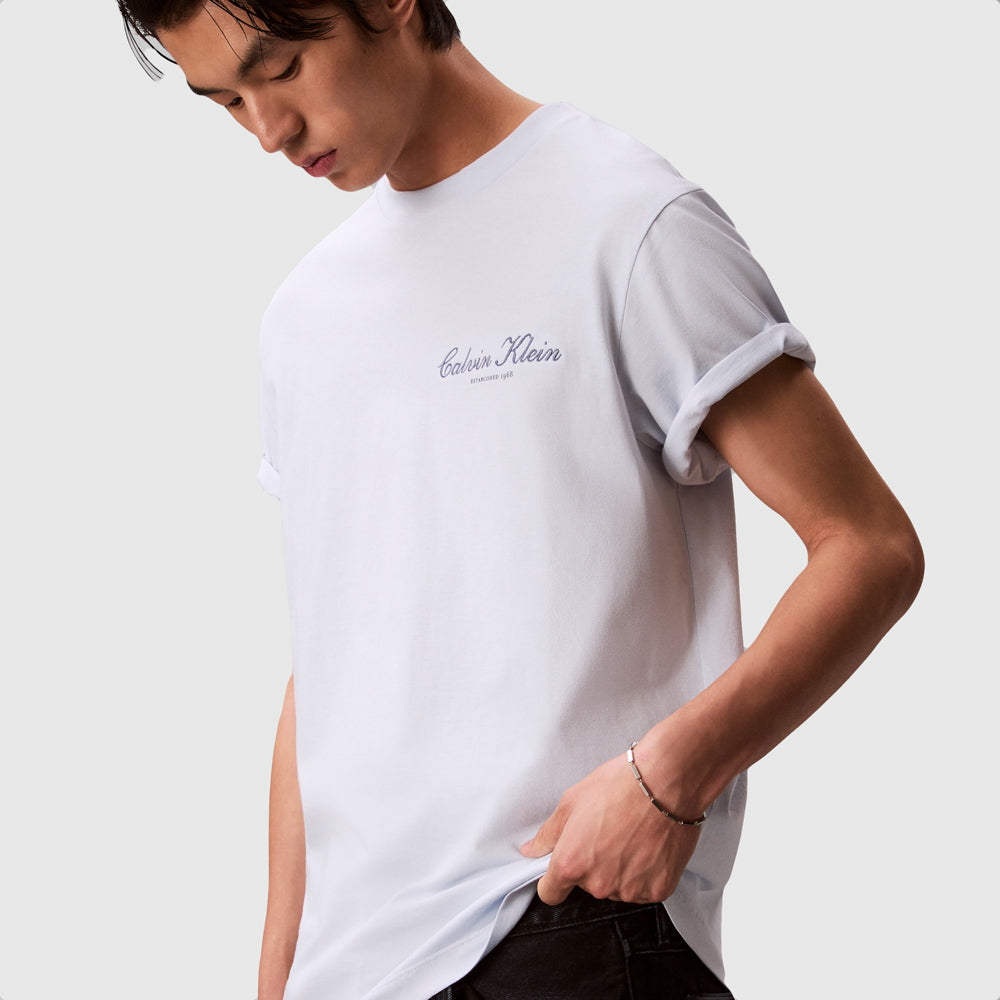 Graphic Seasonal T-Shirt - Light Blue